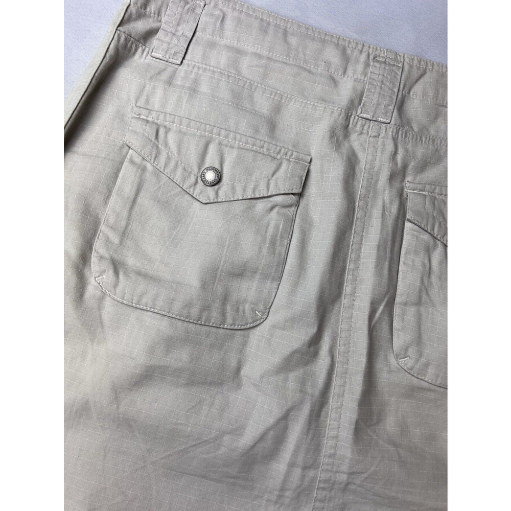 Magellan Sportswear Women’s Cream Cargo A Line Tie Front Skirt size 4 EUC - Picture 12 of 13